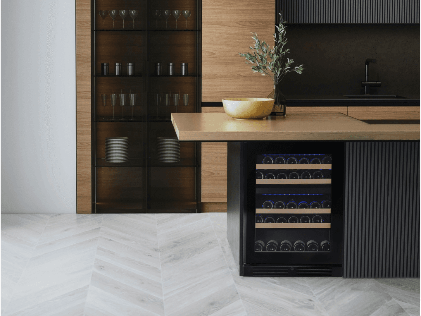 Vinkyl med två zoner