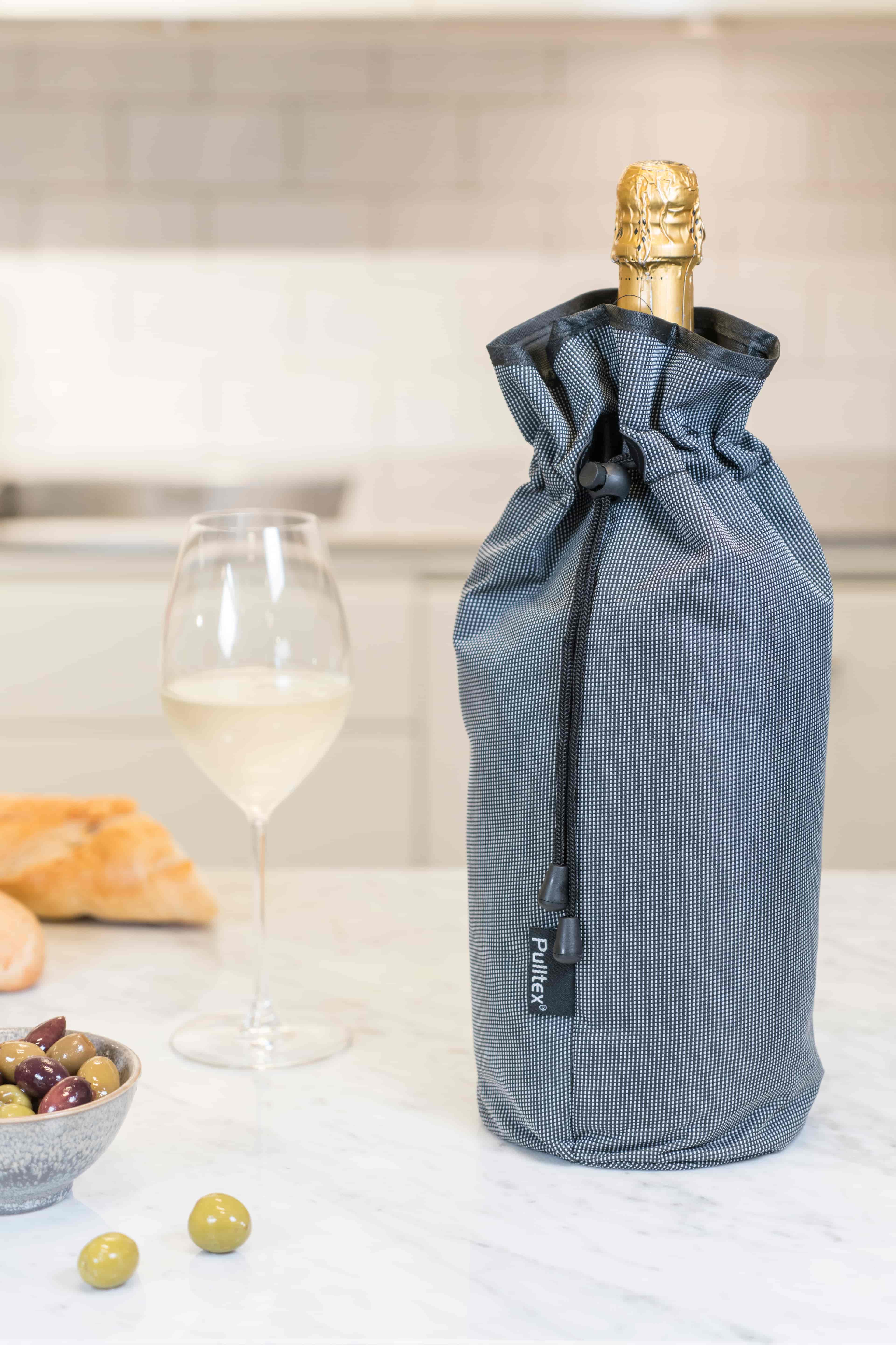 PULLTEX, Champagnekylare för magnumflaskor, grå