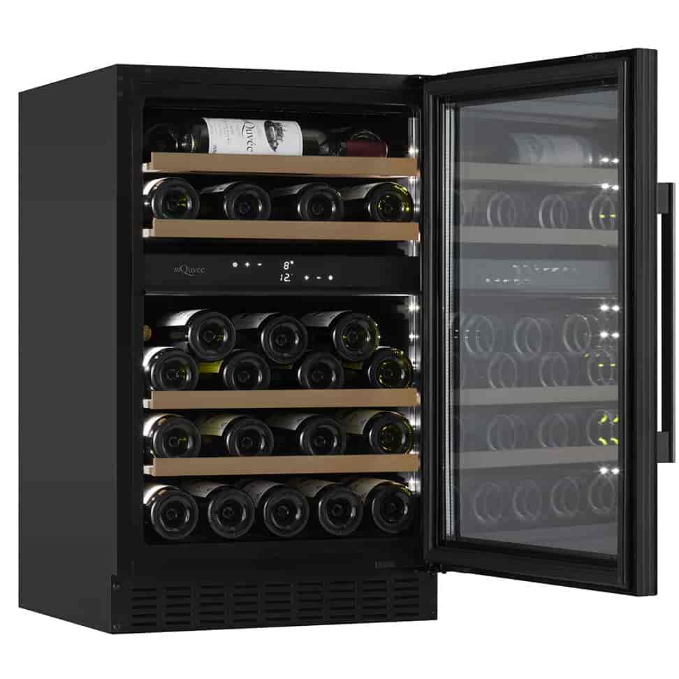 mQuvée vinkyl, WineCave 700 50D Anthracite svart