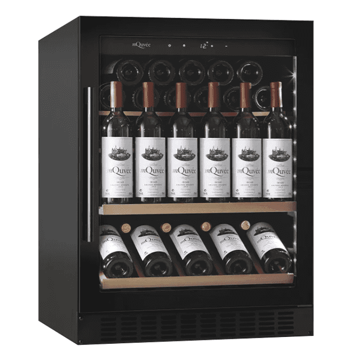 mQuvée, Inbyggbar vinkyl - WineCave 700 60S Anthracite Black