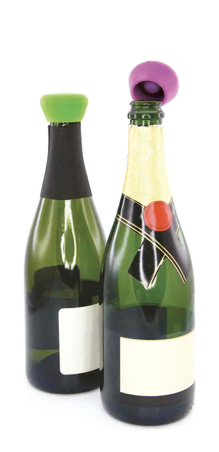 PULLTEX, Silicone champagne stopper 1-pack svart PULLTEX, Silicone champagne stopper 1-pack svart
