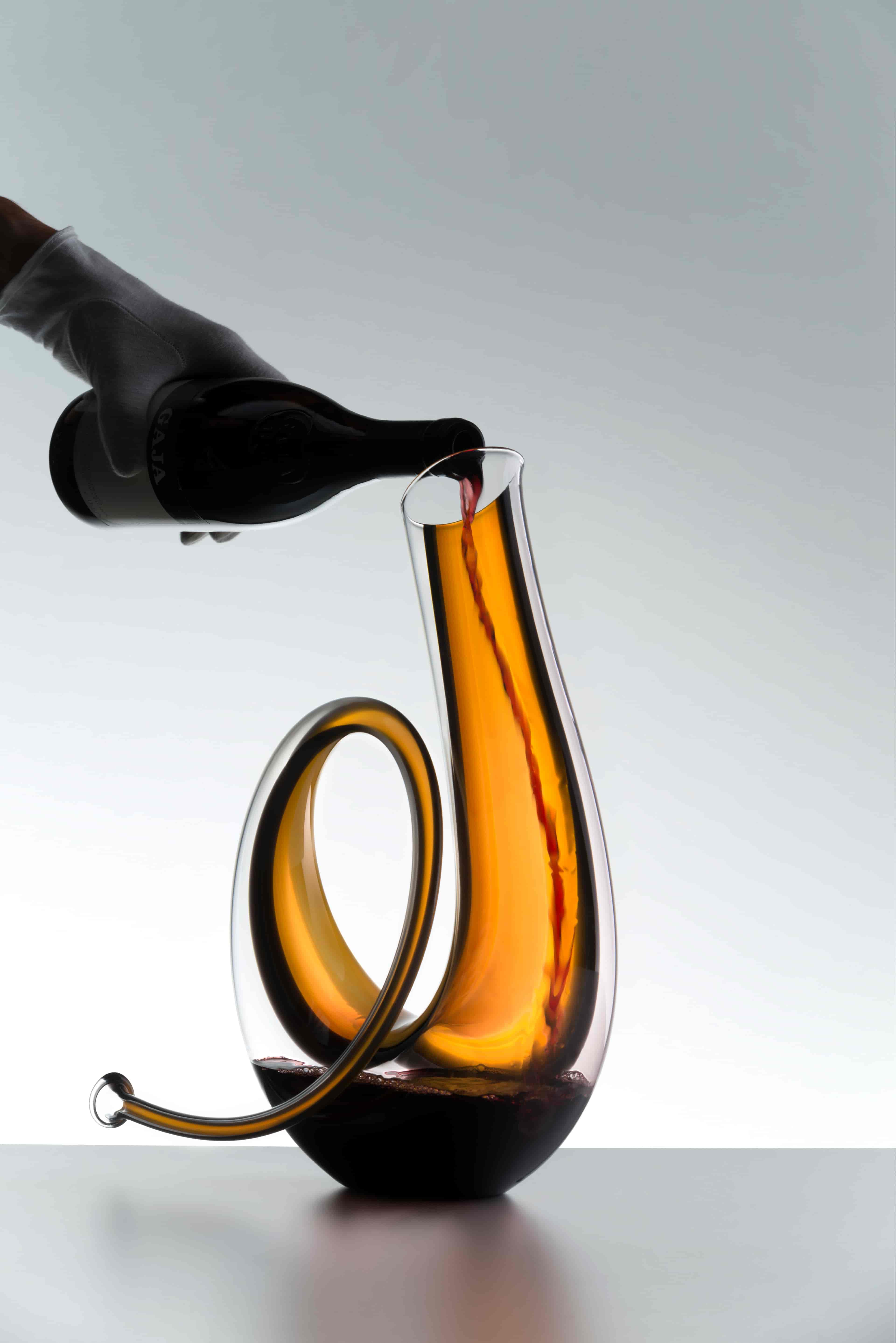 Riedel, Karaff Horn, Decanter Handmade Riedel, Karaff Horn, Decanter Handmade